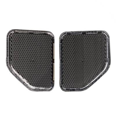 Recon - Recon 264337BK Rear Bumper Parking Light Lenses Smoked for 18-25 Wrangler JL