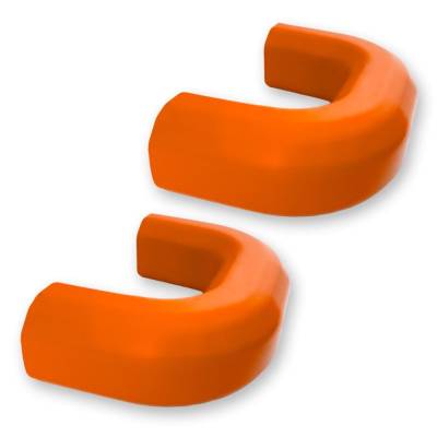 Recon - Recon 264004CHHDOR Silicone Tow Hook Cover Set Orange 20-24 Silverado HD