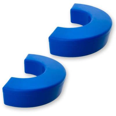 Recon - Recon 264004CHLDBL Silicone Tow Hook Cover Set Blue 19-24 Silverado 1500