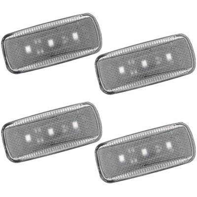 Recon - Recon 264137WHCL LED Dually Marker Lights Clear/White for 10-21 Ram 3500