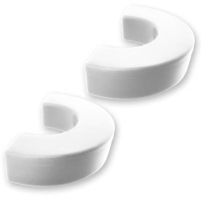 Recon - Recon 264004CHLDWH Silicone Tow Hook Cover Set White 19-24 Silverado 1500