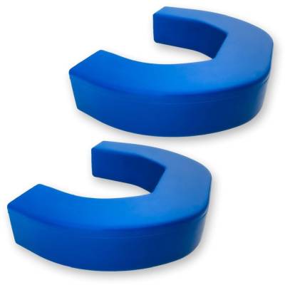Recon - Recon 264004DGHDBL Silicone Tow Hook Cover Set Blue for 21-24 Ram HD