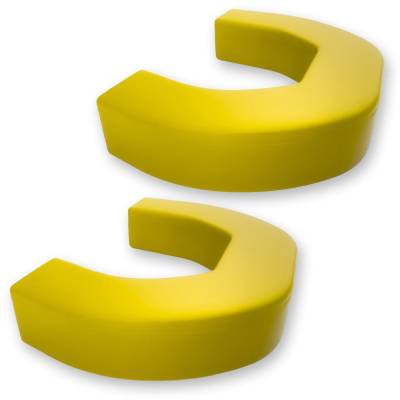 Recon - Recon 264004DGYL Silicone Tow Hook Cover Set Yellow for 21-24 Ram 1500