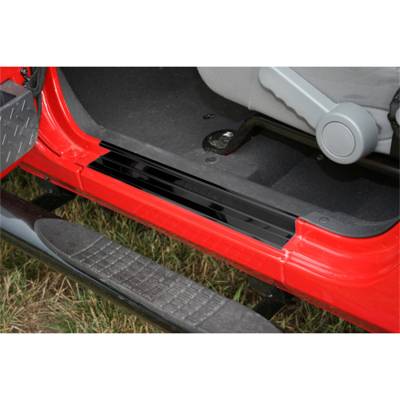 Rugged Ridge - Rugged Ridge 11216.1 Door Entry Guard Set Black for Wrangler JK