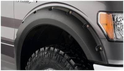 Bushwacker - Bushwacker Pocket Style Front Fender Flares Black Ford F150 20053-02