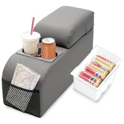 Rugged Ridge - Rugged Ridge 13101.09 Standard Locking Console Gray for Jeep CJ Wrangler