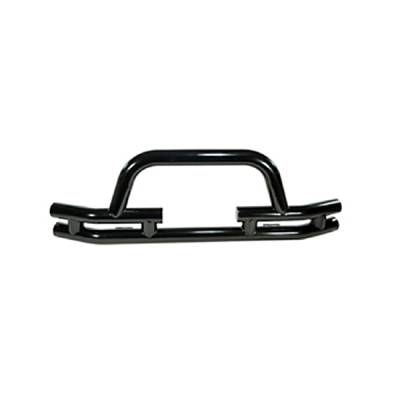 Rugged Ridge - Rugged Ridge 11560.03 3" Double Tube Front Winch Bumper for CJ Wrangler