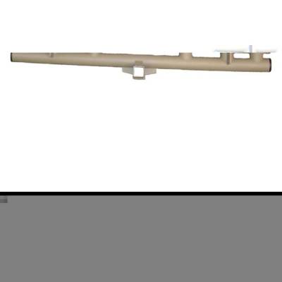 Rugged Ridge - Rugged Ridge 11531.01 3" Rear Tube Bumper Titanium for Jeep CJ & Wrangler