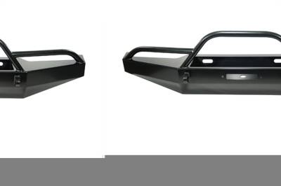 Rugged Ridge - Rugged Ridge 11540.01 HD Off Road Front Bumper w/Armor for Jeep Wrangler