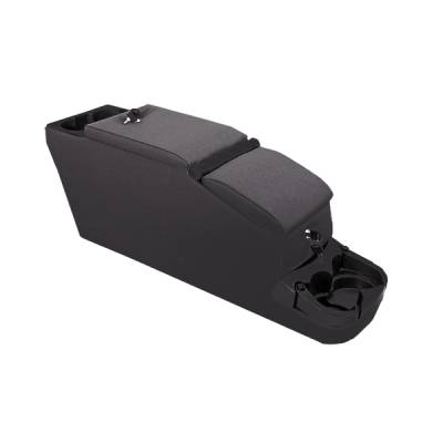 Rugged Ridge - Rugged Ridge 13103.15 Ultimate II Locking Console Black Denim for CJ Wrangler