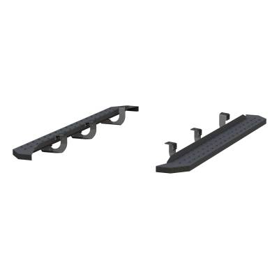 ARIES - RidgeStep 6.5" x 75" Black Steel Running Boards Select Ford Explorer