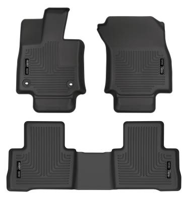 Husky Liners - Husky Liners 95511 Weatherbeater Front & 2nd Seat Floor Liners Footwell Coverage
