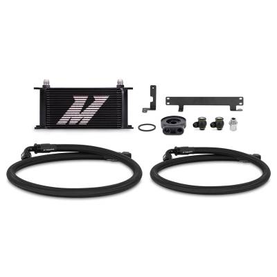 Mishimoto - Mishimoto MMOC-WRX-22BK Black Oil Cooler Kit for 22+ Subaru WRX