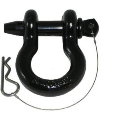 Smittybilt - Smittybilt 13049B Shackle 3/4" D-Rings 4.75 Tons Black Each