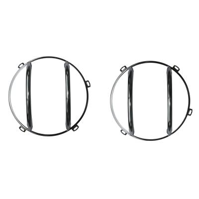 Rugged Ridge - Rugged Ridge 11142.04 Headlight Euro Guard Kit Stainless Steel