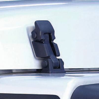 Rugged Ridge - Rugged Ridge 11210.09 Hood Catch & Bracket Set for Wrangler TJ