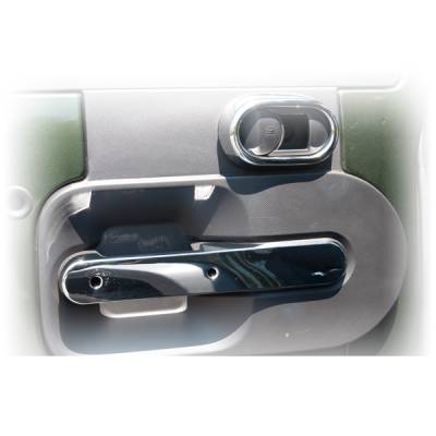 Rugged Ridge - Rugged Ridge 11156.17 Rear Door Handle Trim Chrome