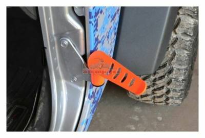 Steinjager - Steinjager Metal Style' Peg Kit-Fluorescent Orange for Jeep JK J0041285