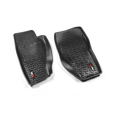 Rugged Ridge - Rugged Ridge 12920.31 Floor Liners Front Black for Jeep Liberty KK