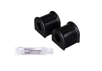 Energy Suspension - Energy Suspension 11.5105G Sway Bar Bushing Set Rear Polyurethane Black
