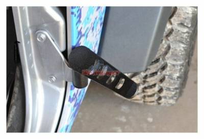 Steinjager - Steinjager Metal Style' Peg Kit-Texturized Black for Wrangler JK J0041560