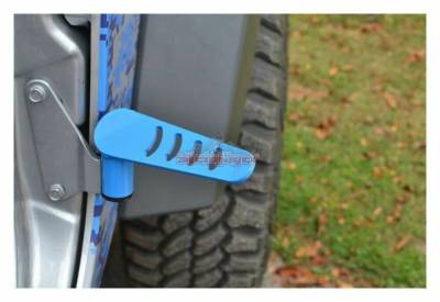 Steinjager - Steinjager Metal Style' Peg Kit-Playboy Blue for Wrangler JK J0041283