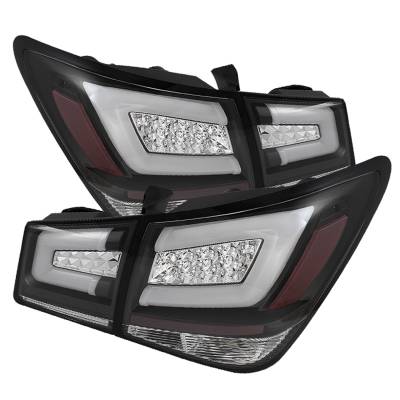 Spyder Auto - Spyder Auto 5076595 Black/Clear LED Taillights