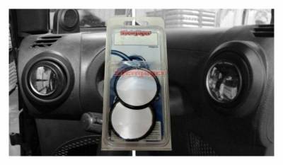 Steinjager - Steinjager HVAC Vent Side Mirror Kit Black for Wrangler JK J0030249