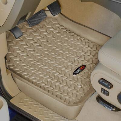 Rugged Ridge - Rugged Ridge 83902.09 Floor Liners Front Tan 11-14 Ford Explorer
