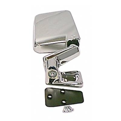 Rugged Ridge - Rugged Ridge 11010.06 Door Mirror Chrome Right Side for Wrangler YJ/Tj