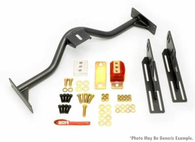 BMR Suspension - BMR TCC005H Transmission Conversion Crossmember T56 TR6060 TH400 4L80E