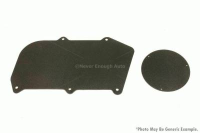BMR Suspension - BMR Suspension FP005H Heater Delete Panel Aluminum Non-A/C Vehicles Only