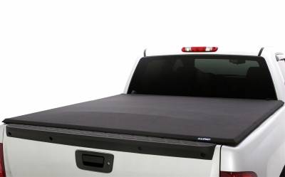 Lund - LUND 96892 GENESIS ELITE ROLL UP SOFT TONNEAU Bed Cover Black Twill Fabric