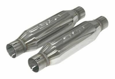 SLP Performance - SLP Performance 2.5" Inlet/Outlet LoudMouth Resonators Pair 31062