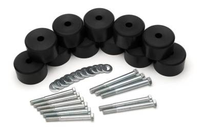 JKS - JKS Manufacturing JKS9902 Black 1.25" Polyurethane Body Lift Kit for 76-83 CJ5