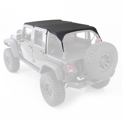 Smittybilt - Smittybilt 94635 Extended Top Black Diamond for 10-18 Jeep Wrangler JK