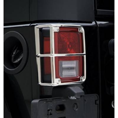 Smittybilt - Smittybilt 8465 Tail Light Guard for 2007-18 Jeep Wrangler JK 2/4-DR SS