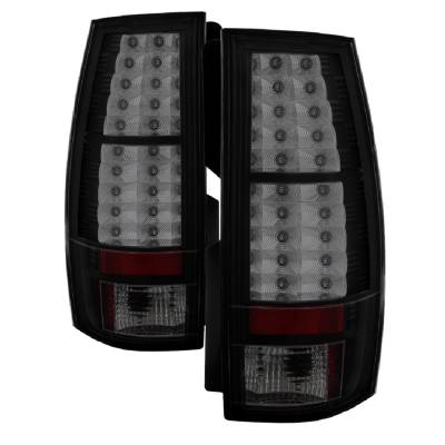 Spyder Auto - Spyder Auto 5078087 LED Taillights Black/Smoked Suburban 1500/2500 Tahoe Yukon
