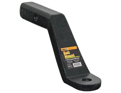Buyers - Buyers 2" Heavy-Duty Ball Mount 6" Drop x 9-3/8 Long Tube Black 1803059