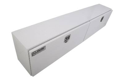 Dee Zee - Dee Zee DZ71WH 90" White Tread Aluminum Specialty Series Top Sider Tool Box