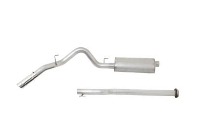 Gibson Performance Exhaust - Gibson Performance Single Cat-Back Exhaust System Stainless 619639