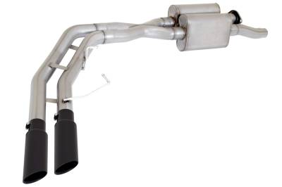 Gibson Performance Exhaust - Gibson Performance Super Truck Cat-Back Exhaust System Stainless 69549-B