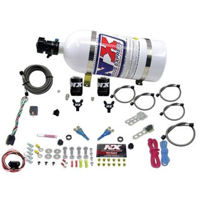 Nitrous Express - Nitrous Express 20716-10 Nx Nitrous Oxide System Kit Dual Nozzle