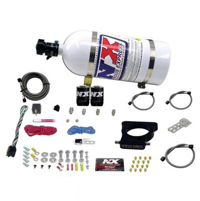 Nitrous Express - Nitrous Express 20935-10 Nx Nitrous Oxide System Kit GM LS 78mm 3-Bolt TB Plate
