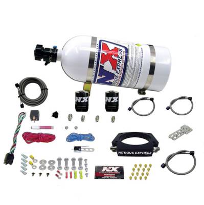 Nitrous Express - Nitrous Express 20934-10 Nx Nitrous Oxide System Kit GM LS 90mm TB Plate
