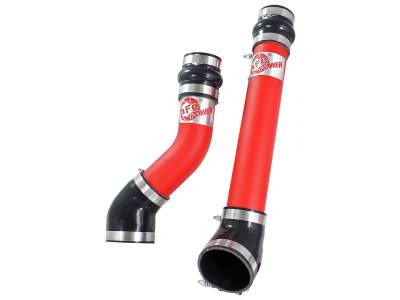 aFe Power - aFe Power BladeRunner Hot/Cold Side Intercooler Charge Pipe Kit Red 46-20064-R