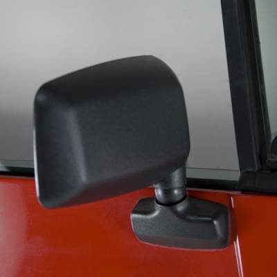 Rugged Ridge - Rugged Ridge 11002.18 Door Mirror Black Right Side for Jeep Wrangler