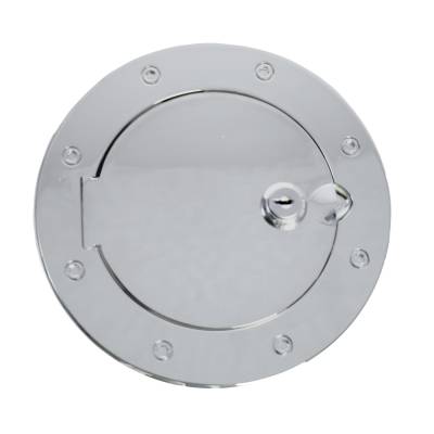 Rugged Ridge - Rugged Ridge 11134.03 Locking Gas Cap Door Stainless Steel for 07-14 Wrangler