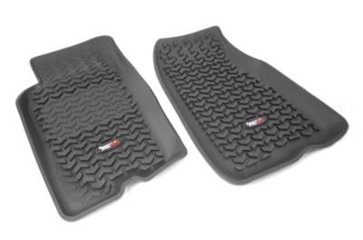 Rugged Ridge - Rugged Ridge 12920.26 Floor Liners Front Black for Jeep Grand Cherokee ZJ