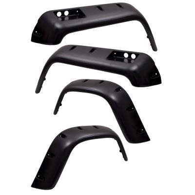 Rugged Ridge - Rugged Ridge 11633.10 All Terrain Fender Flare Kit for Jeep CJ